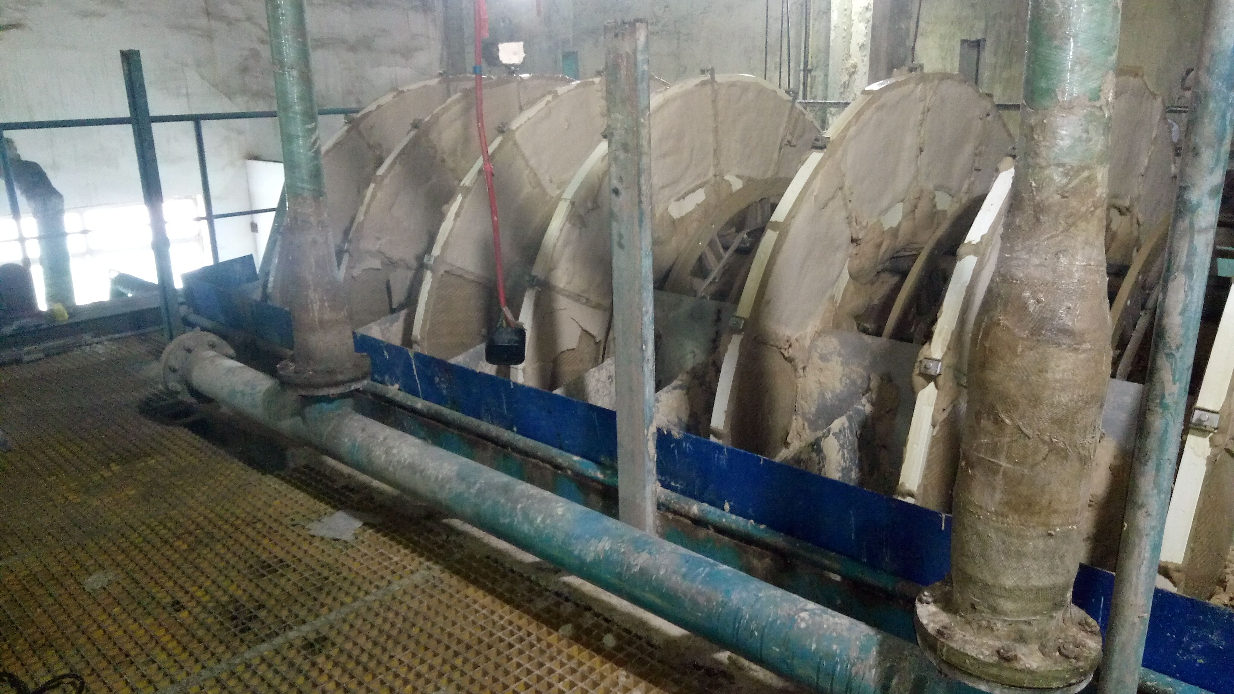 大唐保定熱電廠(chǎng)1、2號濾布圓盤(pán)脫水機改造